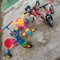 Set bici  tricicli 