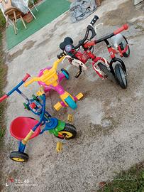 Set bici  tricicli 