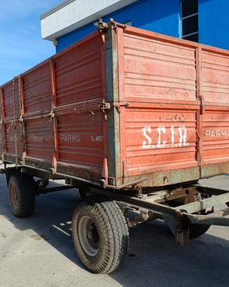 rimorchio agricolo Scir ribaltabile trilaterale