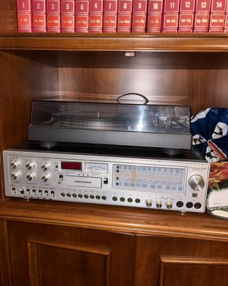 Giradischi Sanyo TP-1020 + Grundig PreCeiver X55