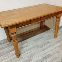 tavolo abete decorato