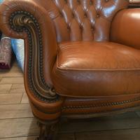 Divano pelle vintage