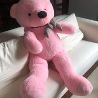 Orso peluche rosa