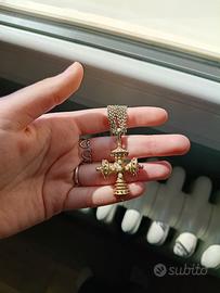 Collana con crocifisso stile bizantino