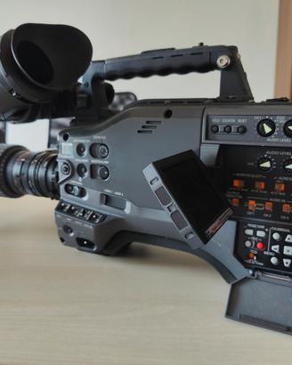 Panasonic AG HPX500 con Ottica Canon JX 12x6,5 B4