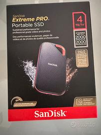 Disco esterno sandisk extreme pro 4TB