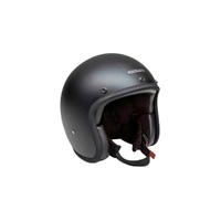 Casco Jet Bowler Nero Opaco