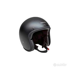 Casco Jet Bowler Nero Opaco