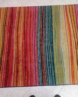 Tappeto Moderno Multicolore a Righe - 190x132 cm