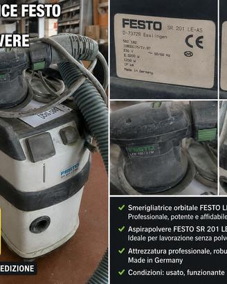 Smerigliatrice Festool con aspirapolvere