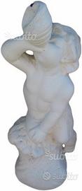 Putto per fontana in polvere di marmo