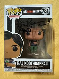 Funko Pop TBBT Raj Koothrappali autografato