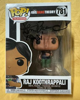 Funko Pop TBBT Raj Koothrappali autografato