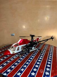 Elicottero Rc Augusta A109E con motore a scoppio.