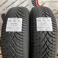 2 PNEUMATICI 195/65 R15 KLEBER INVERNALI SEMINUOVE