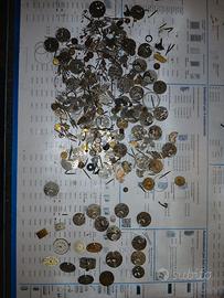 Lotto meccanismi orologi collezione con quadranti