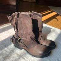 stivaletti donna vera pelle AS usati pochissimo 