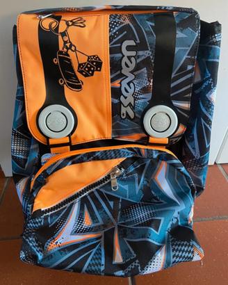 ZainoSeven Sdoppiabile Swag Boy - Nero e arancione