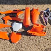 carene ktm, cruna catena, cerchio posteriore 