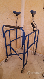 Deambulatore con appoggio antibrachiale