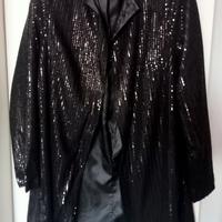 Giacca nera paillettes