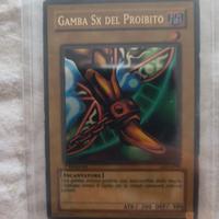 yu-gi-oh prima edizione, gamba sx del proibito