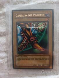 yu-gi-oh prima edizione, gamba sx del proibito