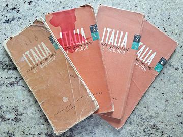 ITALIA - Carta 1:500.000 (4 fogli) - TCI 1950-1953