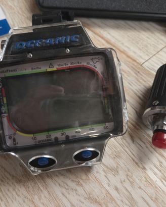 Computer sub Oceanic DataTrans Pro con accessori