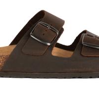 Sandali, Taglia 43, Marrone, Vera Pelle