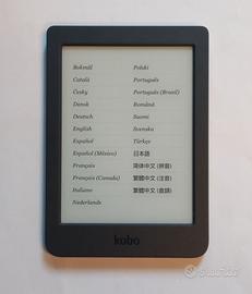 Kobo Nia con cavo e custodia originali