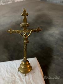 Croce fisso ottone
