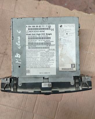 MERCEDES CLASSE C W204 C300 Lettore CD Autoradio N