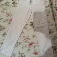 Jeans bianco pinocchietto bianco Liu Jo