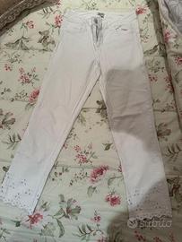 Jeans bianco pinocchietto bianco Liu Jo