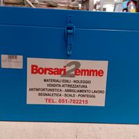 Baule metallico cm 75x35x35