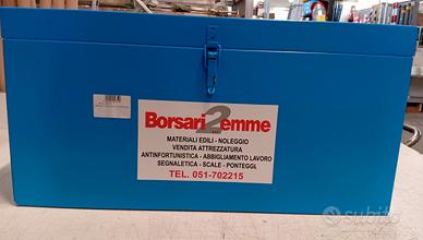 Baule metallico cm 75x35x35