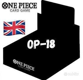 PREORDINE One Piece Card Game Box OP 18 ENG