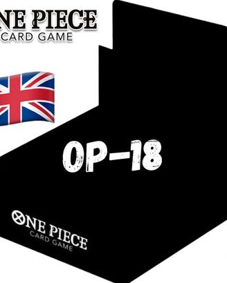 PREORDINE One Piece Card Game Box OP 18 ENG