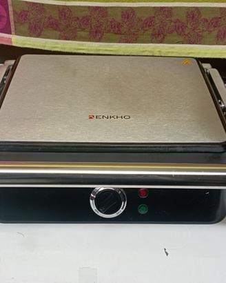 Enkho - Bistecchiera Grill elettrico 1400 W bicolo