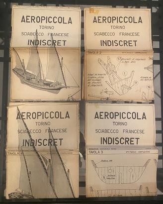 AEROPICCOLA disegni da costruzione INDISCRET