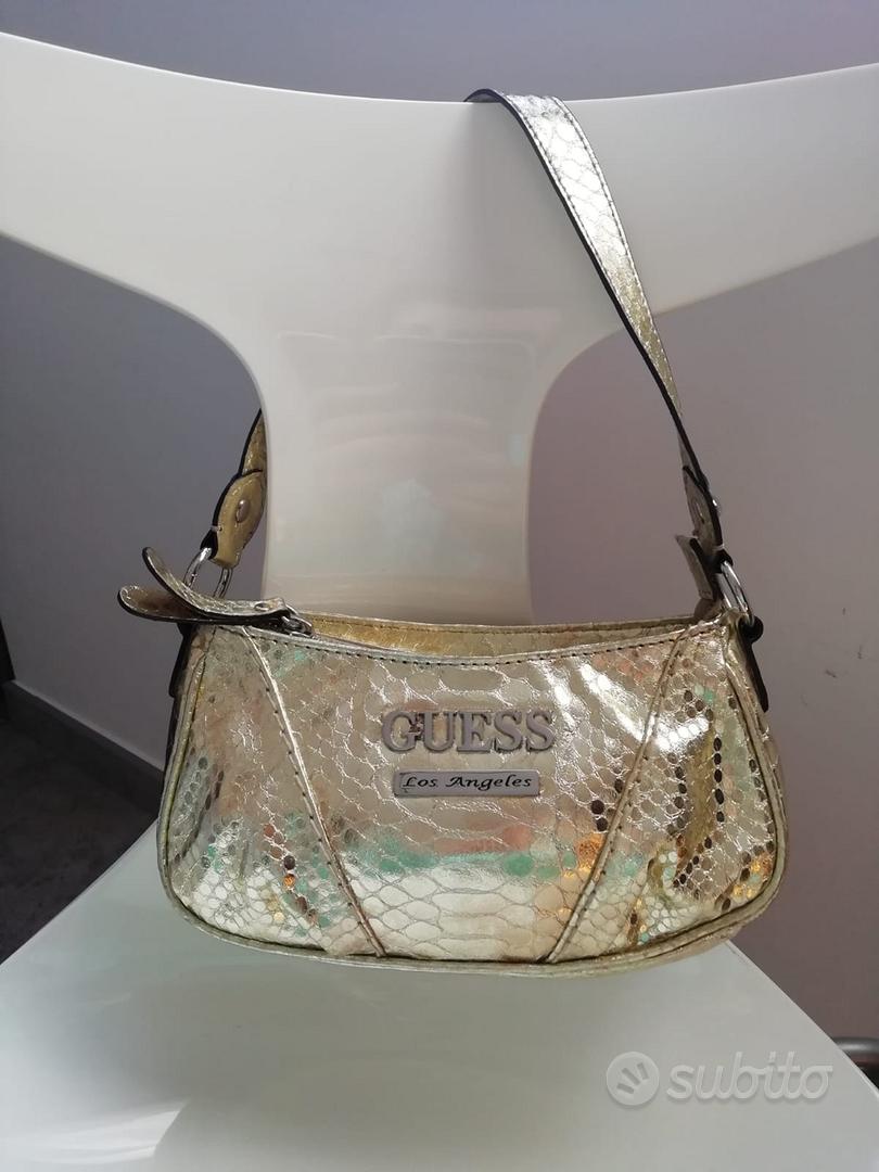 Borsa Guess originale pitone oro con tracollina Abbigliamento e