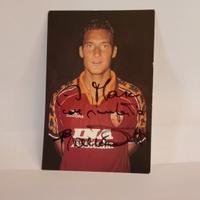 foto autografata Francesco Totti
