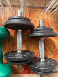 Kit palestra Domyos decatlon 20 kg + manubri 7 kg