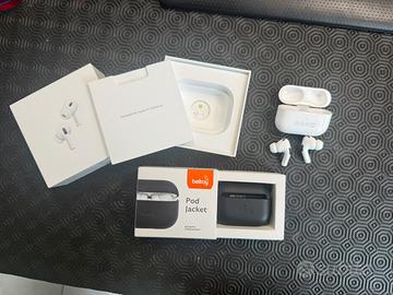 Airpods pro 2 USB-C originali e cover bellroy