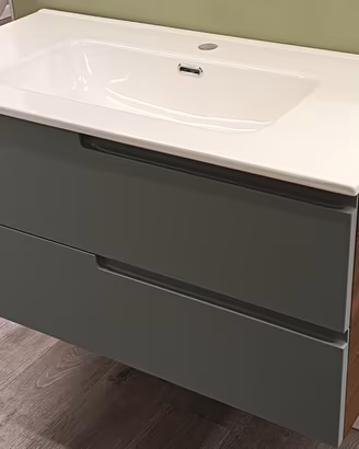 Mobile bagno 90x45 con specchio e led nuovo 