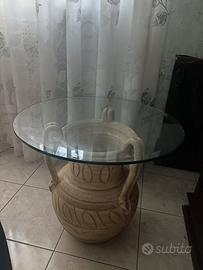 tavolino in vetro 