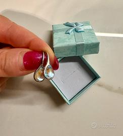 Orecchini in argento 925 pietra della luna