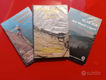 Tre guide di trekking e arrampicata in liguria