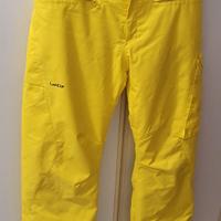 Pantaloni sci unisex gialli